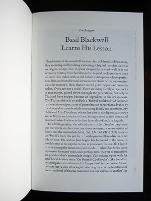 Basil Blackwell Learns His Lesson. [Offprint from The Book Collector, Winter 2016]