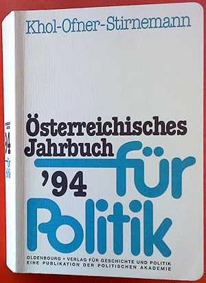 Bild des Verkufers fr sterreichisches Jahrbuch fr Politik 1994 zum Verkauf von biblion2