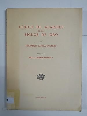 Seller image for Lxico de alarifes de los siglos de oro for sale by Libros Ambig