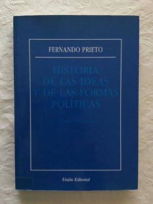 Historia de la ideas y de la formas políticas. I Edad antigua