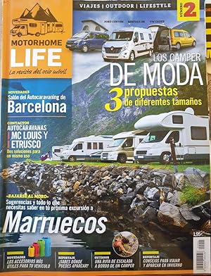 MOTORHOME LIFE. LA REVISTA DEL OCIO MOVIL. Nº 2. LOS CAMPER DE MODA, 3 PROPUESTAS DE DIFERENTES T...