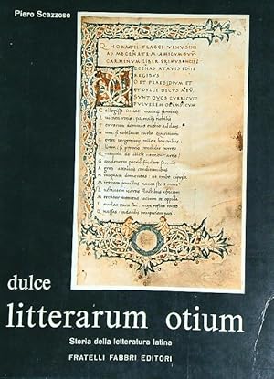 Immagine del venditore per Dulce litterarum otium storia della letteratura latina venduto da Librodifaccia