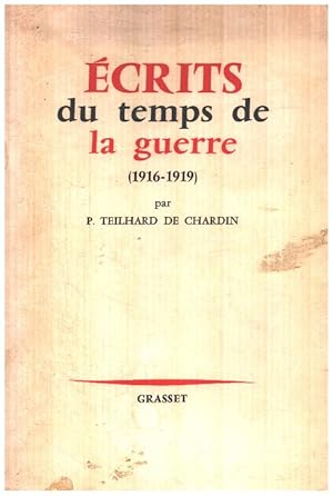 Image du vendeur pour Ecrits du temps de la guerre (1916-1919 ) / 1 tirage mis en vente par librairie philippe arnaiz