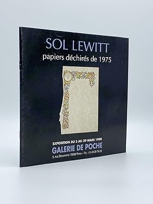 Sol Lewitt: papiers dechires de 1975