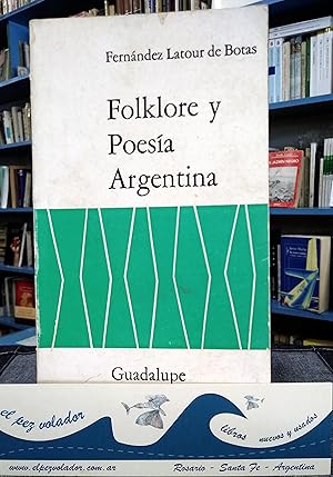 Immagine del venditore per Folklore y Poesa Argentina venduto da Librera El Pez Volador