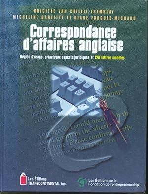 Imagen del vendedor de Correspondance d'affaires anglaise a la venta por Librairie Le Nord