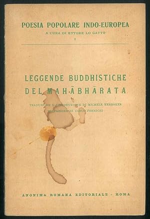 Leggende buddhistiche del Mahabharata. Traduzione e introduzione di Michele Kerbaker. Prefazione ...