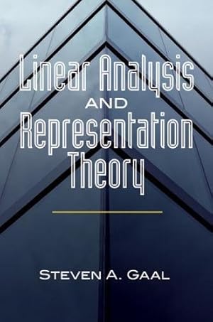 Seller image for Linear Analysis and Representation Theory for sale by Libro Co. Italia Srl