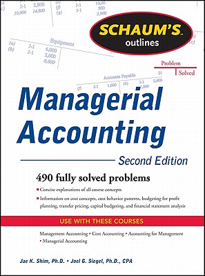 Seller image for Schaum's Outline of Managerial Accounting (Paperback or Softback) for sale by BargainBookStores