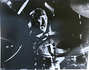 Seller image for JOHN BONHAM PHOTO PLAYING THE DRUMS 8'' x 10'' inch Photograph for sale by Rare Book Cellar