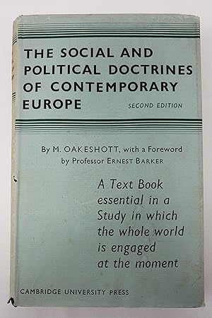 The Social and Political Doctrines of Contemporary Europe