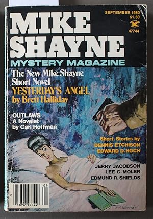 Imagen del vendedor de Mike Shayne - Mystery Magazine (Pulp Digest Magazine); Vol. 44, No. 9 September 1980 Published by Renown Publications Inc. Yesterdays Angel by Brett Halliday; Outlaws by Carl Hoffman a la venta por Comic World