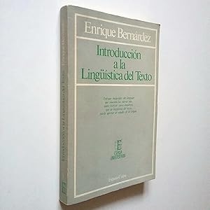 Imagen del vendedor de Introduccin a la Lingstica del Texto a la venta por MAUTALOS LIBRERA