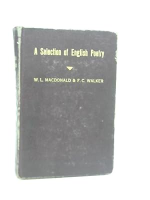 Bild des Verkufers fr The Selection of English Poetry zum Verkauf von World of Rare Books