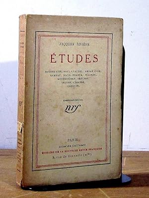 Seller image for ETUDES for sale by Livres 113