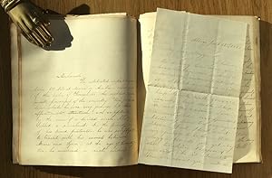Seller image for Maggie C Bush - Elmira College, 1855' - Manuscript Commonplace book and Notebook for sale by Christian White Rare Books Ltd