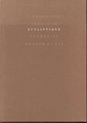 Seller image for Prcis de Stylistique franaise for sale by Librairie Le Nord