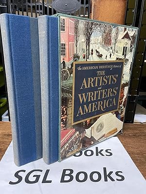 The American Heritage History of The Artists' and Writers' America 2 volume Delux set