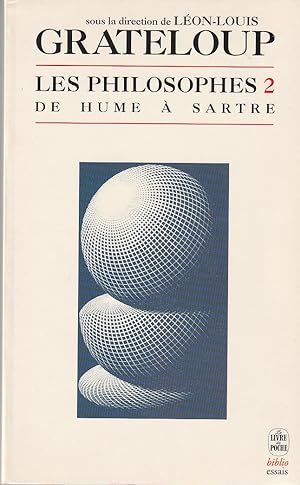 Image du vendeur pour Les philosophes de hume  Sartre . mis en vente par ARTLINK