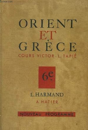 Seller image for Cours d'histoire.Orient et Grce classe de sixime for sale by Le-Livre