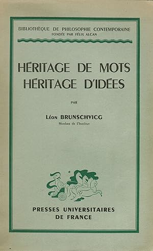 HERITAGE DE MOTS, HERITAGE D'IDEES