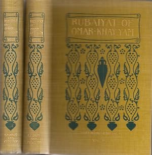 Seller image for THE RUBAIYAT OF OMAR KHAYYAM: English, French, and German translations comparatively arranged in accordance with the text of Edward Fitzgerald's version with further selections, notes, biographies, bibliography and other material collected and edited by Nathan Haskell Dole for sale by Chanticleer Books, ABAA