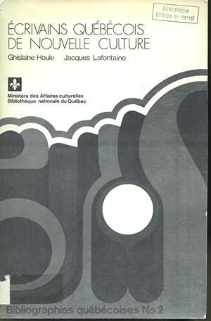 Seller image for crivains Qubcois de Nouvelle Culture for sale by Librairie Le Nord