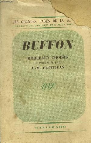 Bild des Verkufers fr Buffon Morceaux choisis zum Verkauf von Le-Livre