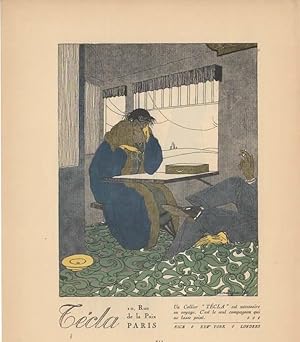 Seller image for Un collier Tcla (Publicit, Volume 1, La Gazette du Bon ton, 1920 n2) [suivi de] Robes du soir de Jeanne Lanvin for sale by Librairie Le Feu Follet