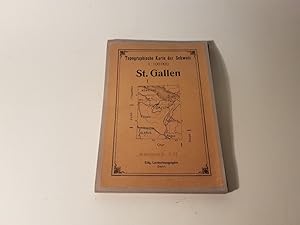 Topographische Karte der Schweiz 1 : 100'000 "St. Gallen".