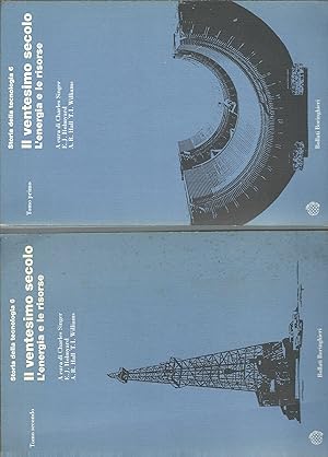 Imagen del vendedor de IL VENTESIMO SECOLO - L'ENERGIA E LE RISORSE - DUE VOLUMI STRIA DELLA TECNOLOGIA - 6 - GLI ARCHI - a la venta por Libreria Rita Vittadello