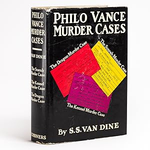 Seller image for Philo Vance Murder Cases: The Scarab Murder Case, The Kennel Murder Case, The Dragon Murder Case for sale by The Book Collector, Inc. ABAA, ILAB