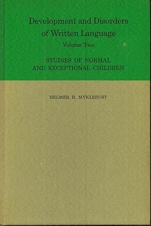 Seller image for Development and Disorders of Written Language: Studies of Normal and Exceptional Children v. 2 for sale by Sperry Books