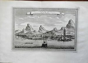 Fuzhou China Fujian Province Pagoda Tower Sailing Ship 1748 lovely city view