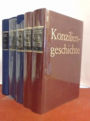 Bild des Verkufers fr Konziliengeschichte (3 + 2 Bnde aus der mehrteiligen Schriftenreihe). Hannah Vollrath: Die Synoden Englands bis 1066; Heinz Wolter: Die Synoden im Reichsgebiet und in Reichsitalien von 916 bis 1056; Wilfried Hartmann: Die Synoden der Karolingerzeit in Frankreich und in Italien; Heribert Mller: Die Franzosen, Frankreich und das Basler Konzil (1431 - 1449): Teil I und II (vollstndig). Die drei erstgenannten Bnde stammen aus der Reihe "Konziliengeschichte: Reihe A: Darstellungen"; die zwei letztgenannten Bnde stammen aus der Reihe "Konziliengeschichte: Reihe B: Untersuchungen". zum Verkauf von Wissenschaftliches Antiquariat Zorn