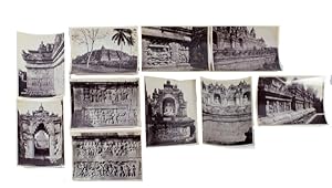 10 Original Photographs of Borobudur c1900s