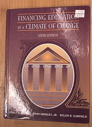 Seller image for Financing Education in a Climate of Change for sale by Archives Books inc.