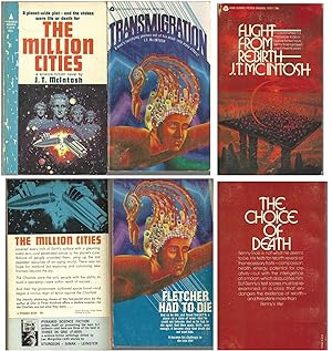 Image du vendeur pour J.T. MCINTOSH" FIRST EDITION NOVELS 3-VOLUMES: The Million Cities / Transmigration / Flight from Rebirth mis en vente par John McCormick