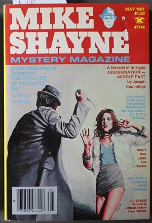 Imagen del vendedor de Mike Shayne - Mystery Magazine (Pulp Digest Magazine); Vol. 45, No.5 May 1981 Published by Renown Publications Inc. The Stalker of Biscayne Bay by Brett Halliday; Assassination - Middle East by Joseph Commings; Terry Black; Hal Charles; Mignon Glass; a la venta por Comic World