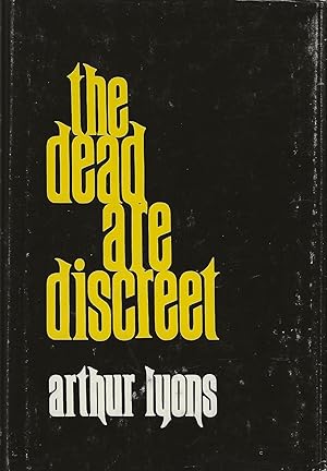 Seller image for THE DEAD ARE DISCREET for sale by SCENE OF THE CRIME 