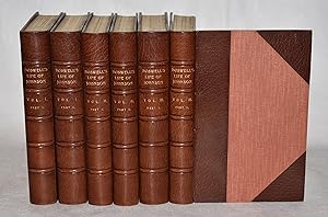 The Life of Samuel Johnson, LL.D. Library of English Classics. Extra Illustrated Edition. Three V...