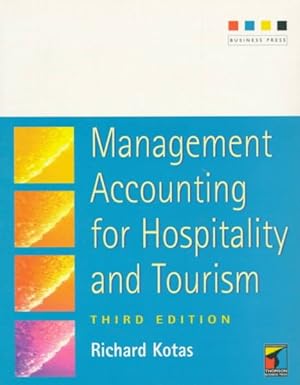 Imagen del vendedor de Management Accounting for Hospitality and Tourism a la venta por GreatBookPrices
