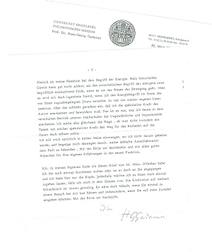 Bild des Verkufers fr Ms. Brief mit eigenhndiger Unterschrift. zum Verkauf von Kotte Autographs GmbH