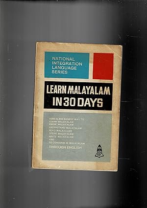 Seller image for Learn Malayalam in 30 days. for sale by Libreria Gull