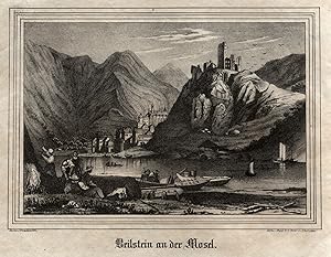 Bild des Verkufers fr Gesamtansicht, "Beilstein an der Mosel". zum Verkauf von Antiquariat Clemens Paulusch GmbH