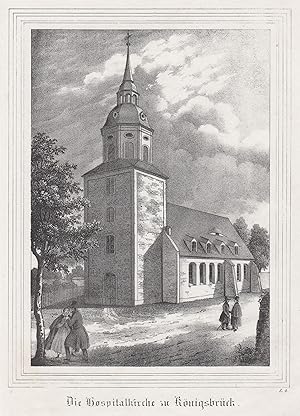 Bild des Verkufers fr Teilansicht, Hospitalkirche. zum Verkauf von Antiquariat Clemens Paulusch GmbH