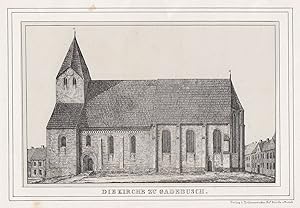 Bild des Verkufers fr Teilansicht, Kirche, "Die Kirche zu Gadebusch". zum Verkauf von Antiquariat Clemens Paulusch GmbH
