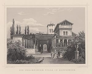 Bild des Verkufers fr Rmische Bder im Park Charlottenhof, "Die italienische Villa in Sanssoucie". zum Verkauf von Antiquariat Clemens Paulusch GmbH