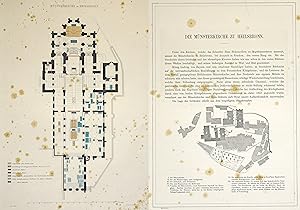 Teilansicht, Zisterzienserkloster Heilsbronn, Grundriss, "Münsterkirche zu Heilsbronn.".