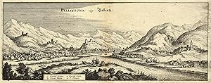 Bild des Verkufers fr Gesamtansicht, "Bellinzona vulgo Vellentz". zum Verkauf von Antiquariat Clemens Paulusch GmbH